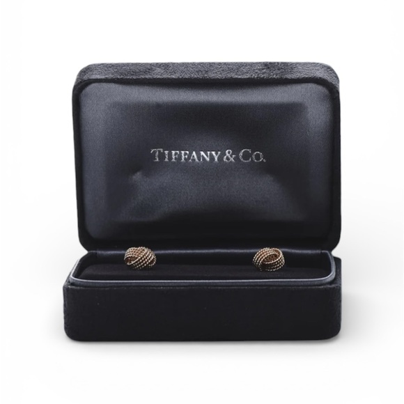 Tiffany & Co. Rose Gold Twist Earrings - Picture 2 of 9